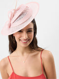 Accessorize pink fascinator quill oval disc - British product