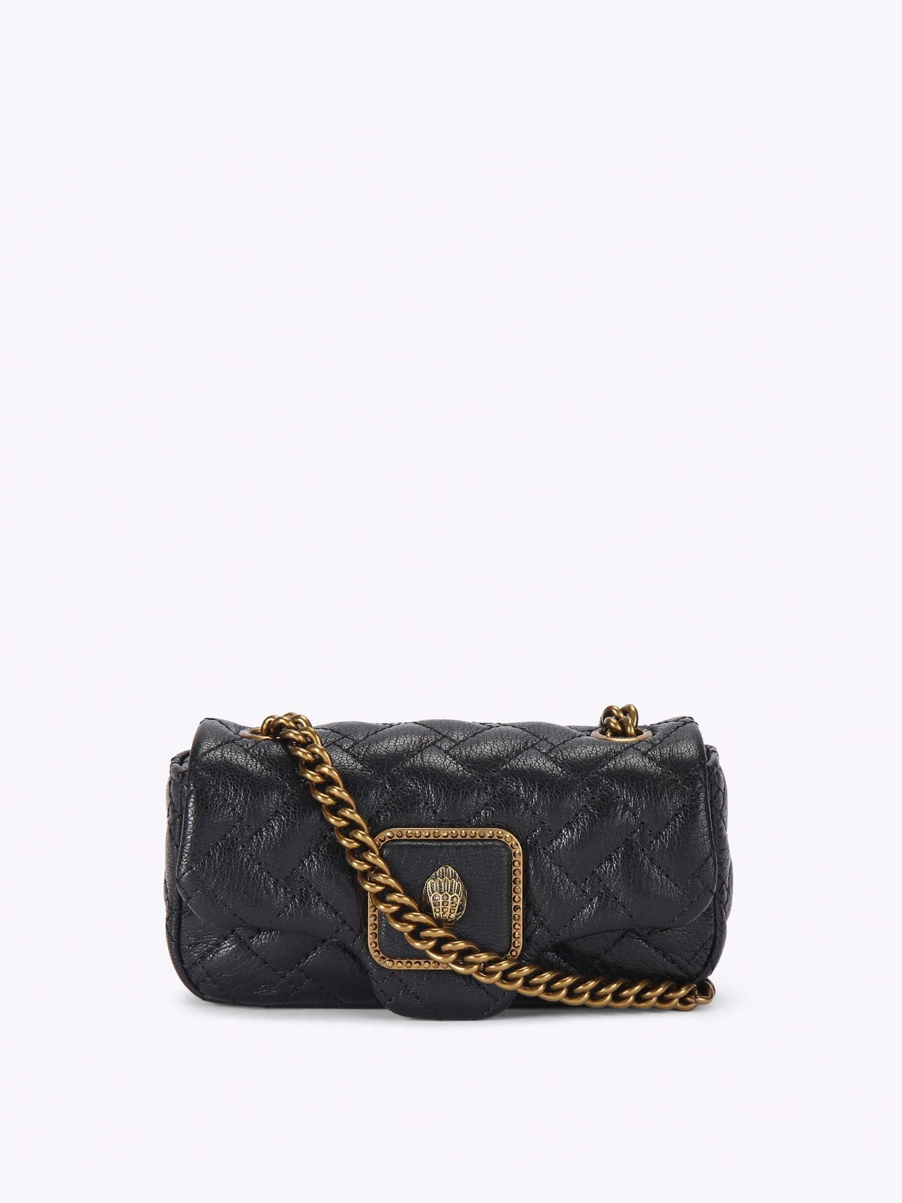 Kurt Geiger London Mini Pimlico Bag black leather (British brand)