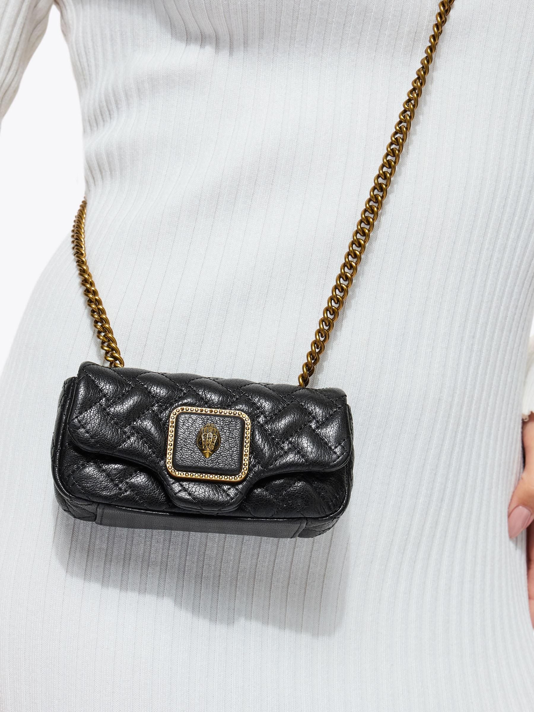 Kurt Geiger London Mini Pimlico Bag black leather (British brand)