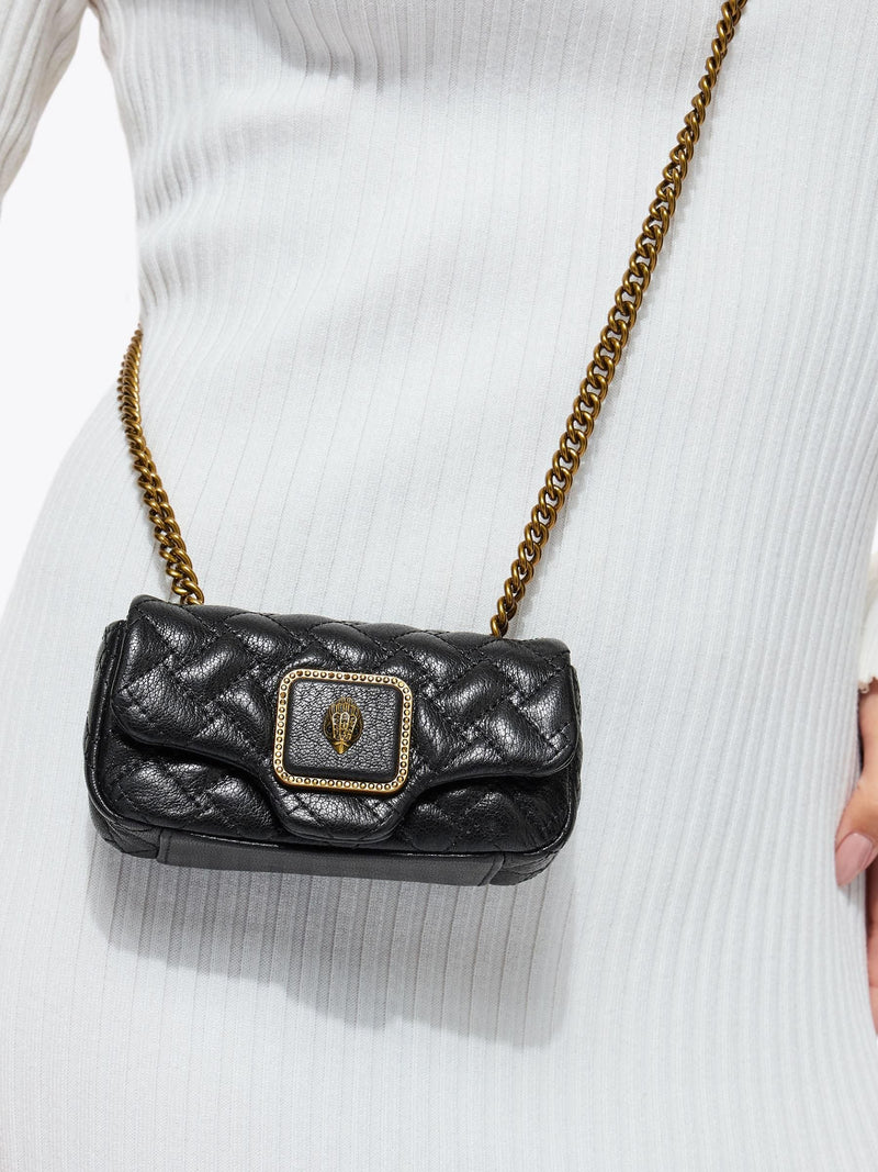 Kurt Geiger London Mini Pimlico Bag black leather (British brand)