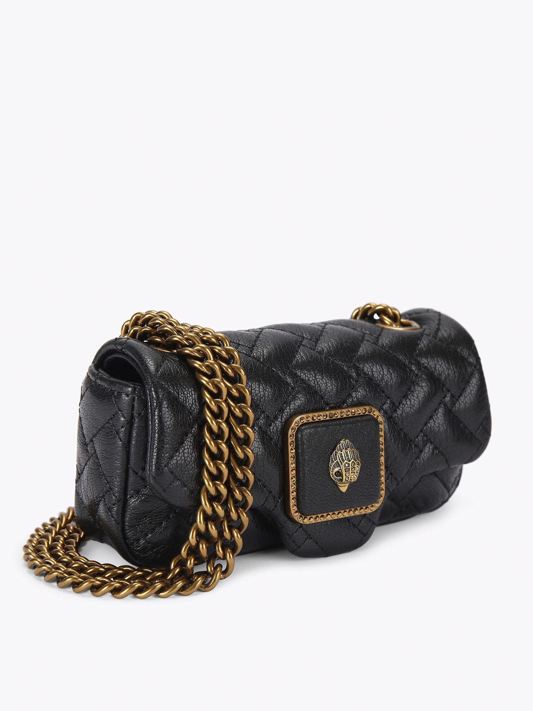 Kurt Geiger London Mini Pimlico Bag black leather (British brand)