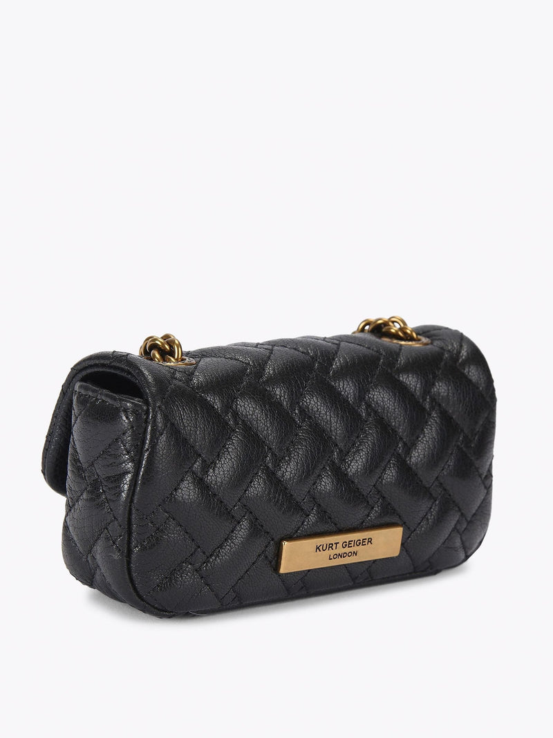 Kurt Geiger London Mini Pimlico Bag black leather (British brand)