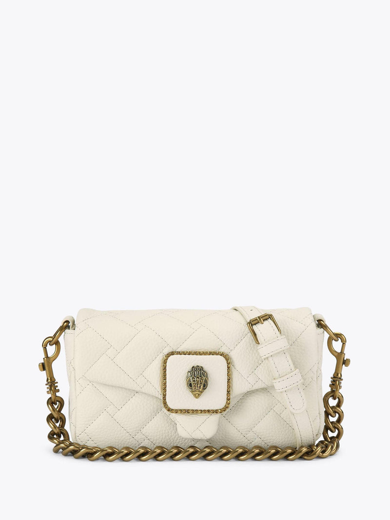 Kurt Geiger London Mini Pimlico bag bone pebble leather, UK version