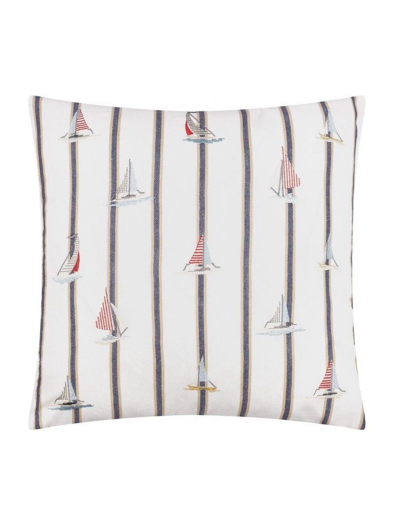 Wylder Ecru Abersoch Regatta Feather Filled Cushion