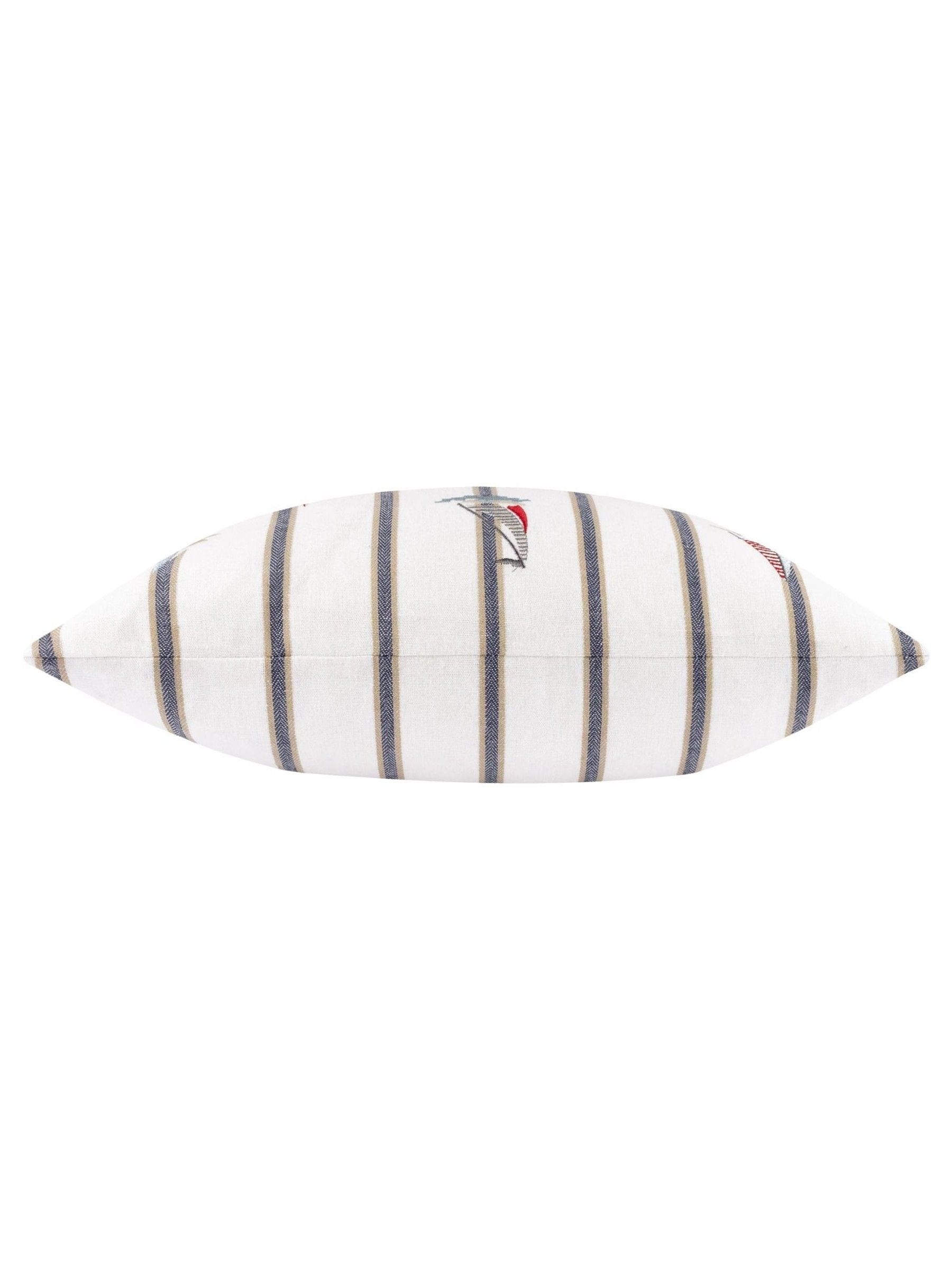 Wylder Ecru Abersoch Regatta Feather Filled Cushion