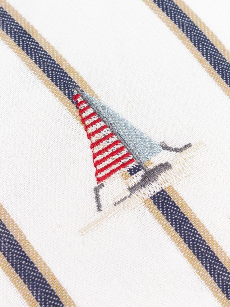 Wylder Ecru Abersoch Regatta Feather Filled Cushion