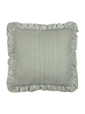 Wylder sage embroidered cushion 50x50, imported from the UK