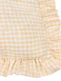 Furn Natural Les Petite Fleurs gingham cushion 30x50cm, UK version