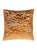 Paoletti Bronze cut velvet cushion 50x50 cm, UK version