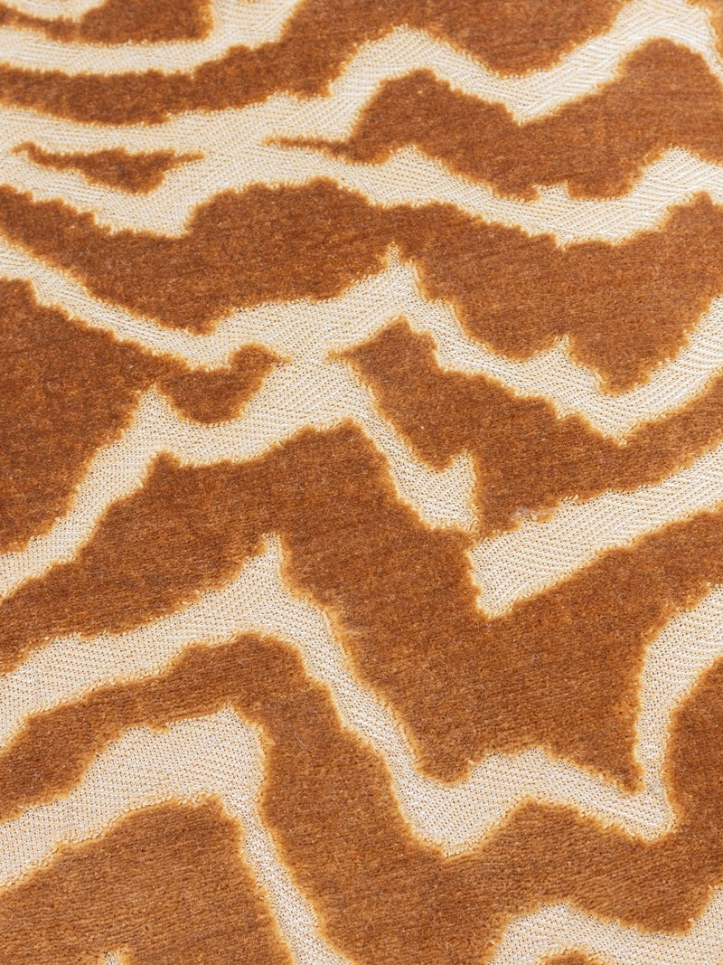 Paoletti Bronze cut velvet cushion 50x50 cm, UK version