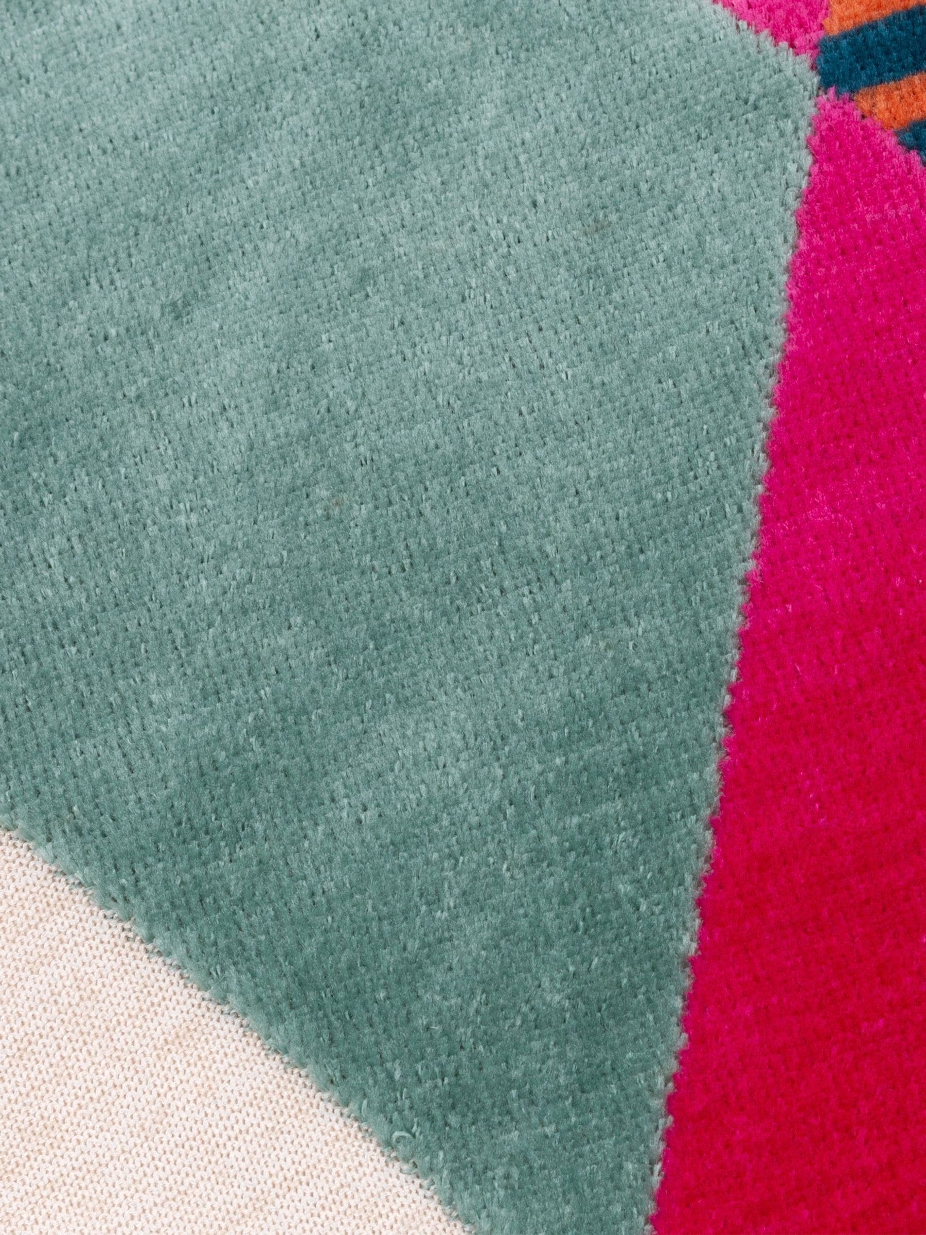 Furn Metro Harlequin velvet cushion 50x50 - British product