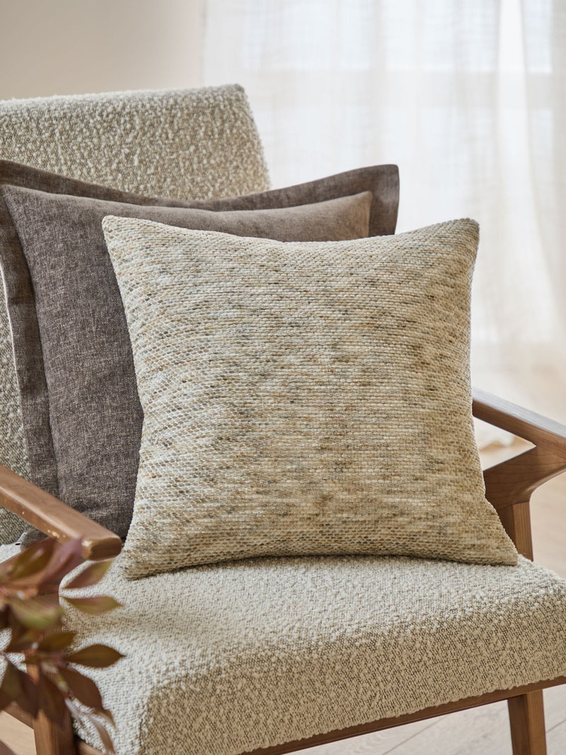 Yard Greige Malvern Chenille Feather Filled Cushion