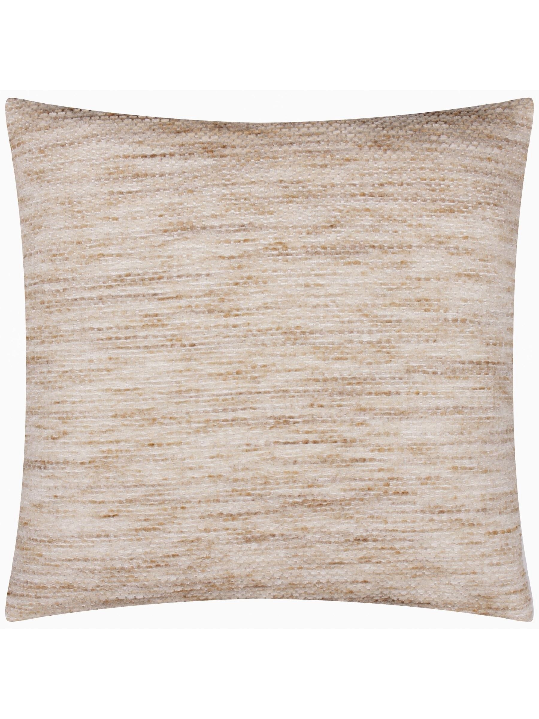 Yard Oatmeal Malvern chenille cushion 45x45cm, imported from the UK