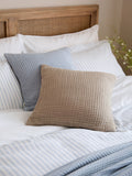 Yard Mole muslin crinkle cotton cushion 45cm (British brand)
