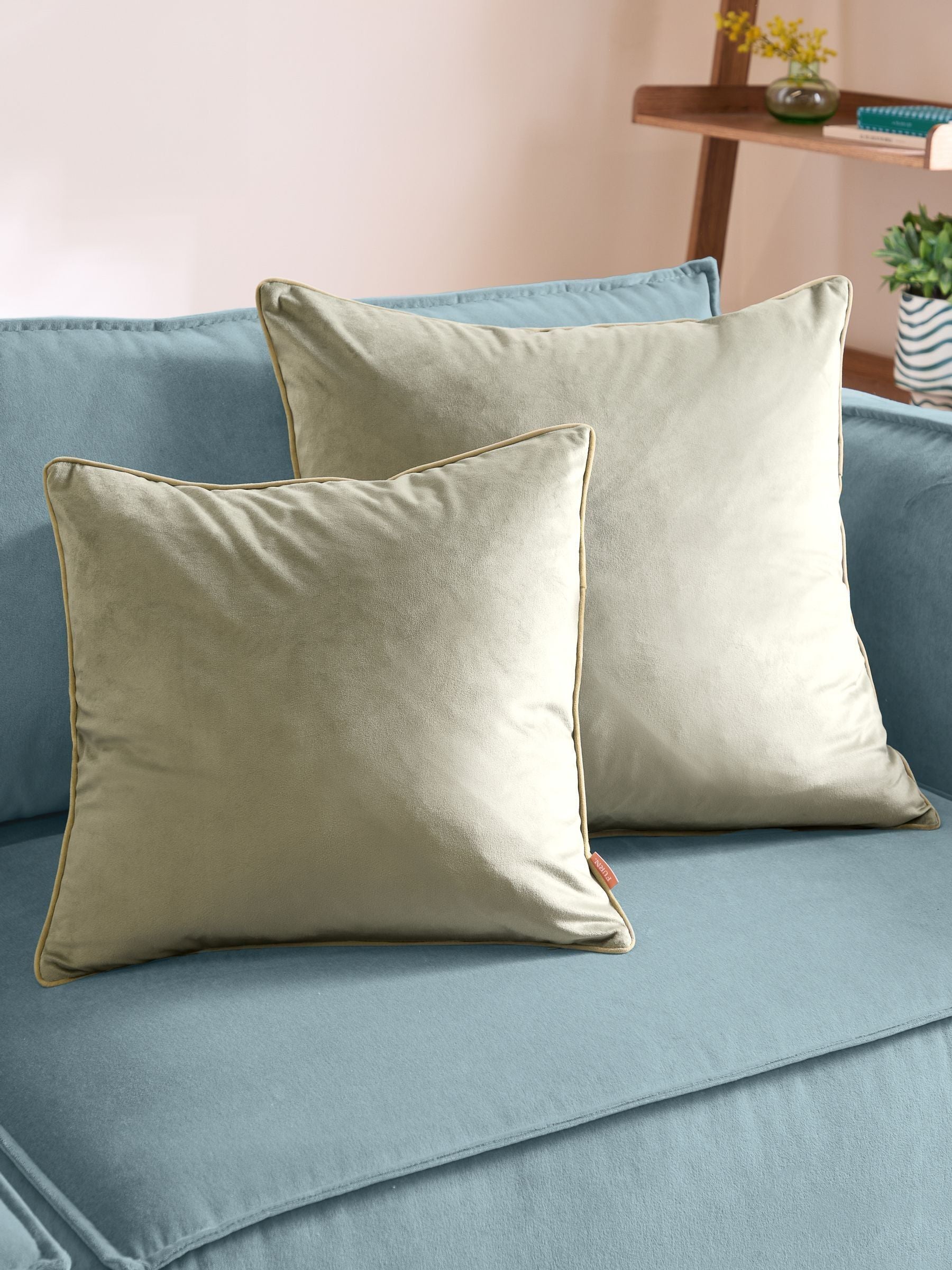 Furn Meridian Velvet Cushion 45x45cm (British brand)