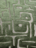 HÖEM Soren cut velvet cushion 45x45cm smoky green (British brand)