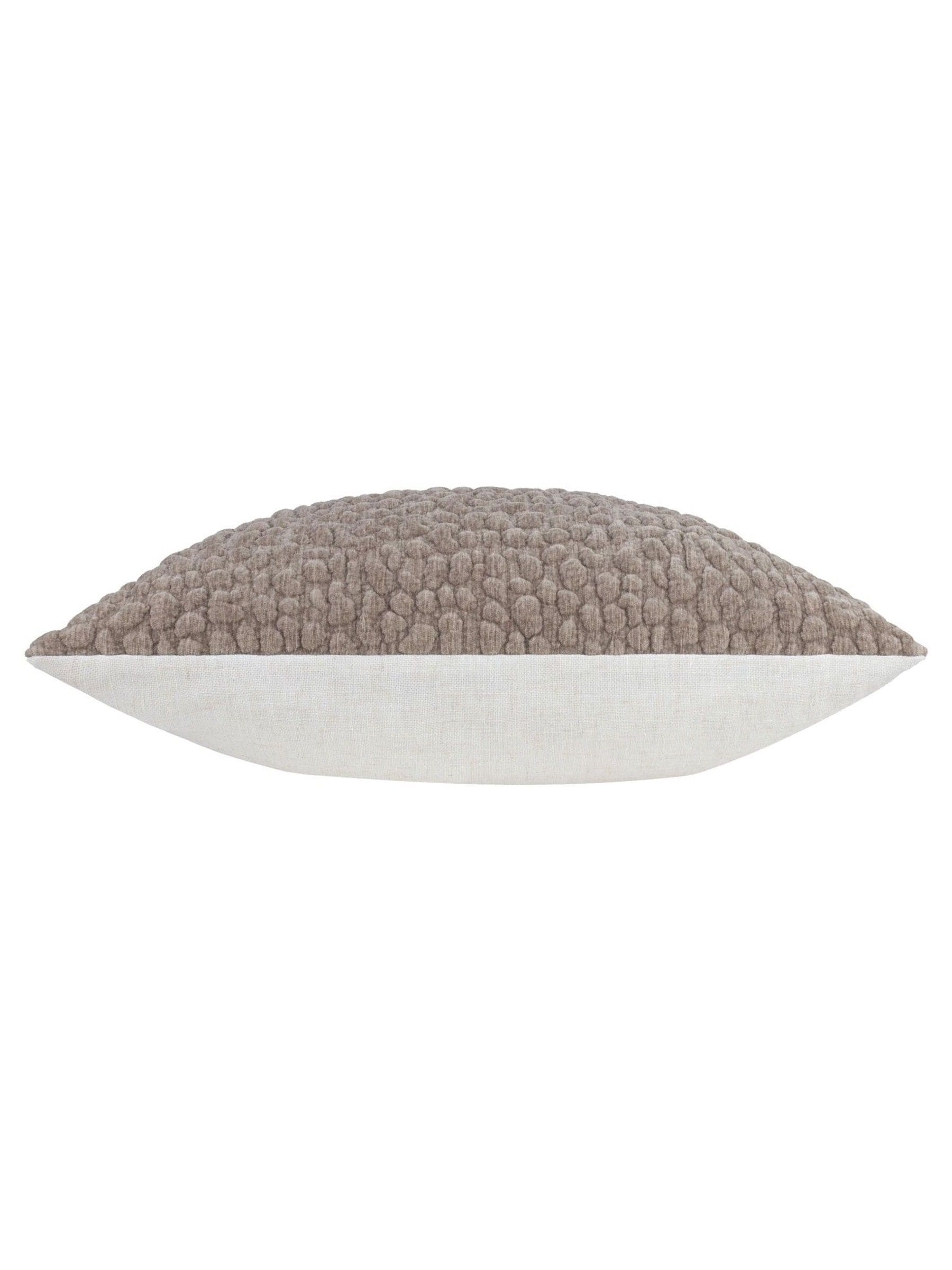 Yard Pebble textured chenille cushion 45x45cm, imported from the UK