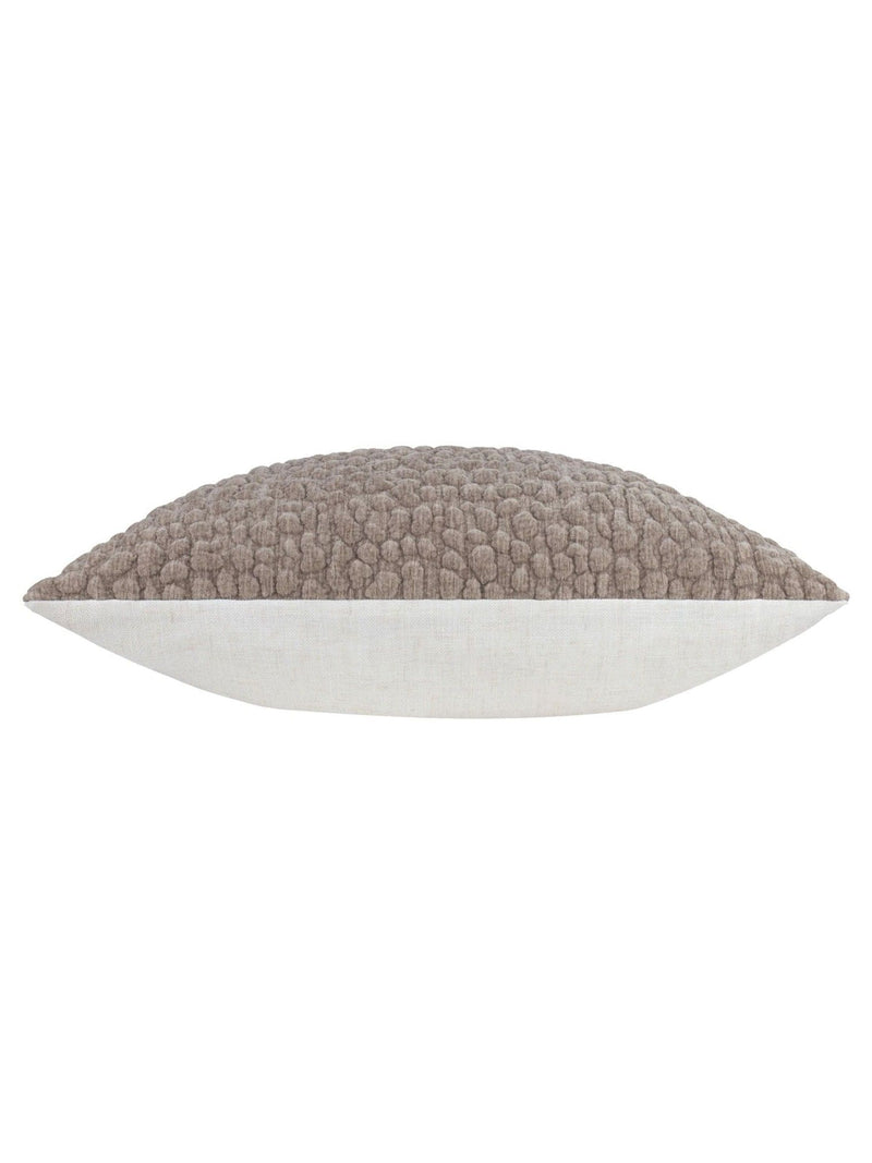 Yard Pebble textured chenille cushion 45x45cm, imported from the UK