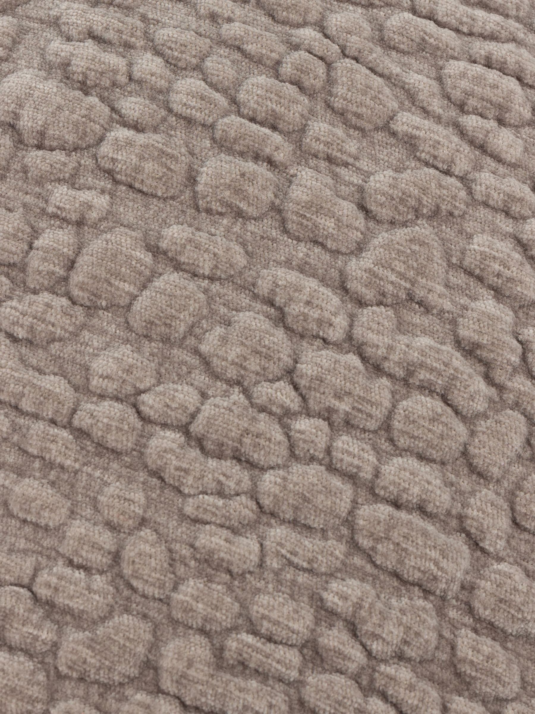 Yard Pebble textured chenille cushion 45x45cm, imported from the UK