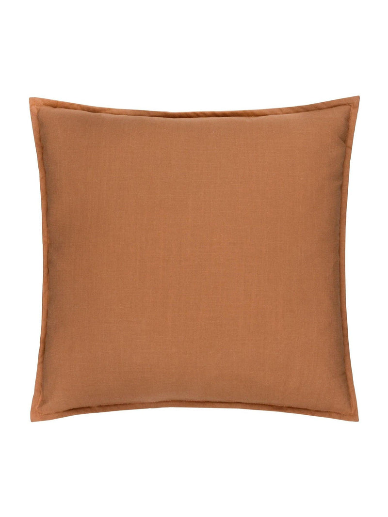 Yard toffee slub cotton cushion 50x50cm - British product