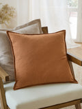 Yard toffee slub cotton cushion 50x50cm - British product