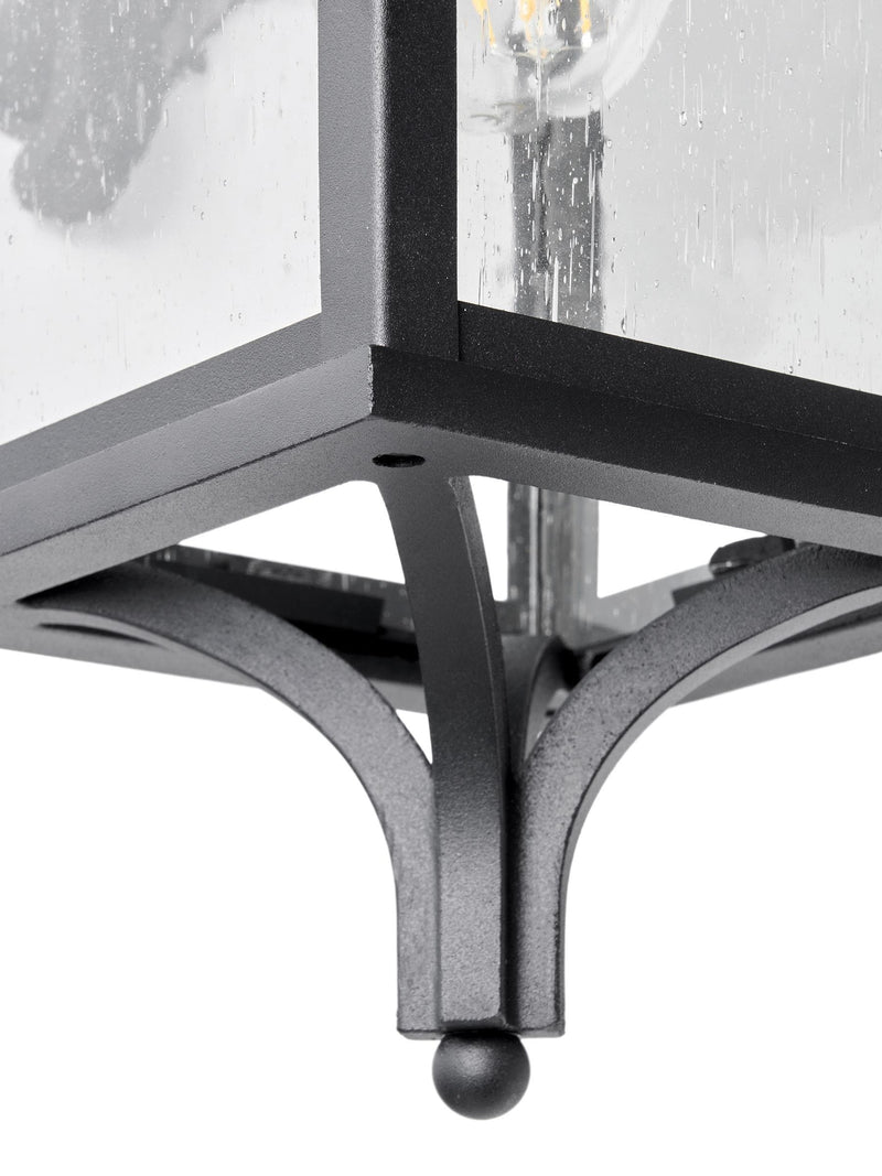 BHS Brexton black outdoor lantern 49cm - British product