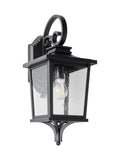 BHS Brexton black outdoor lantern 49cm - British product