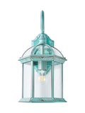 BHS Corbin large lantern Verdi Gris finish, UK version