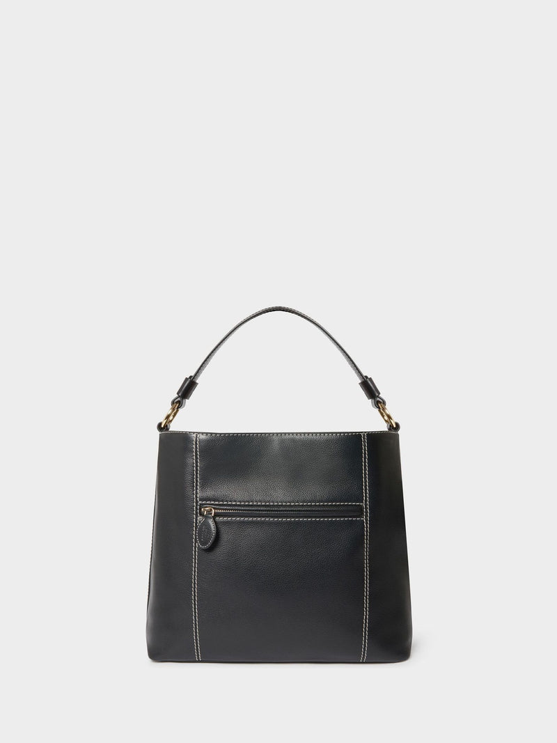 Osprey London Hobo Bag Cream Leather - British product