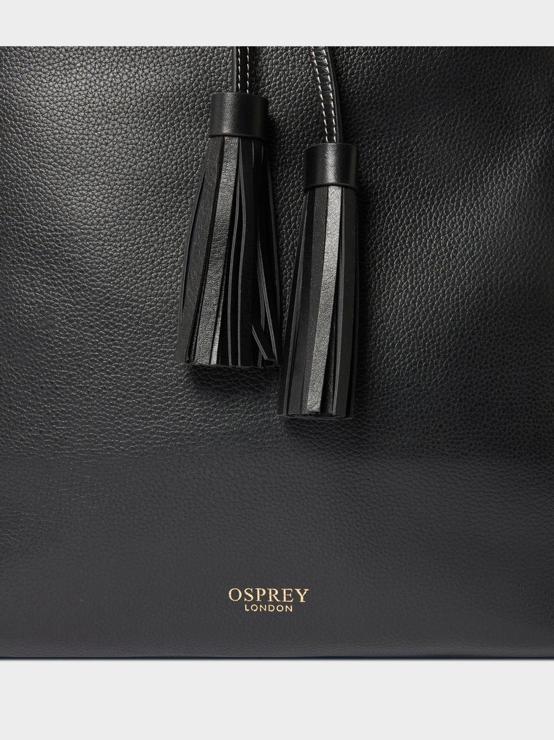 Osprey London Hobo Bag Cream Leather - British product