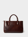 Osprey London Monroe leather curved tote bag - British product