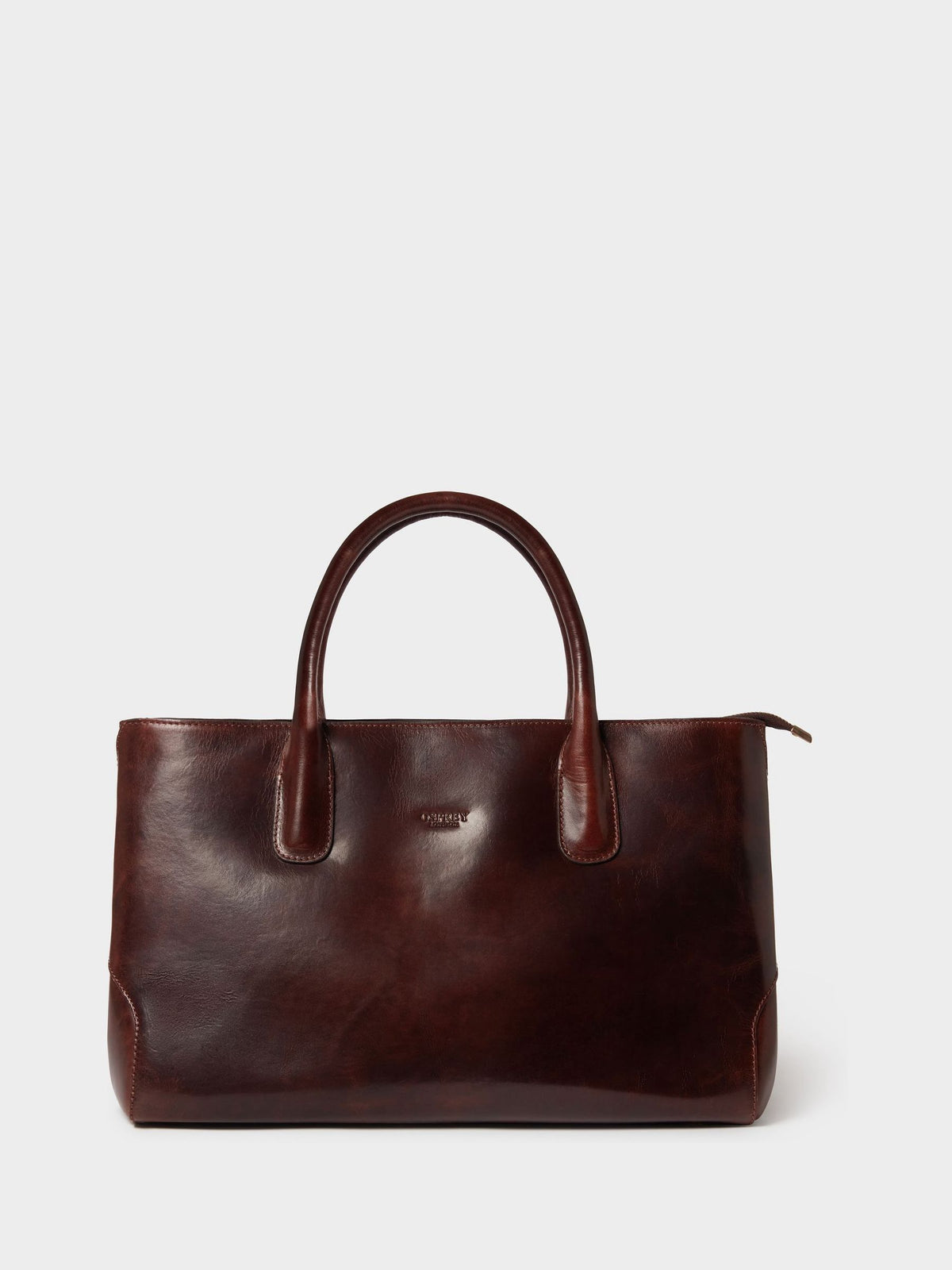 Osprey London Monroe leather curved tote bag - British product