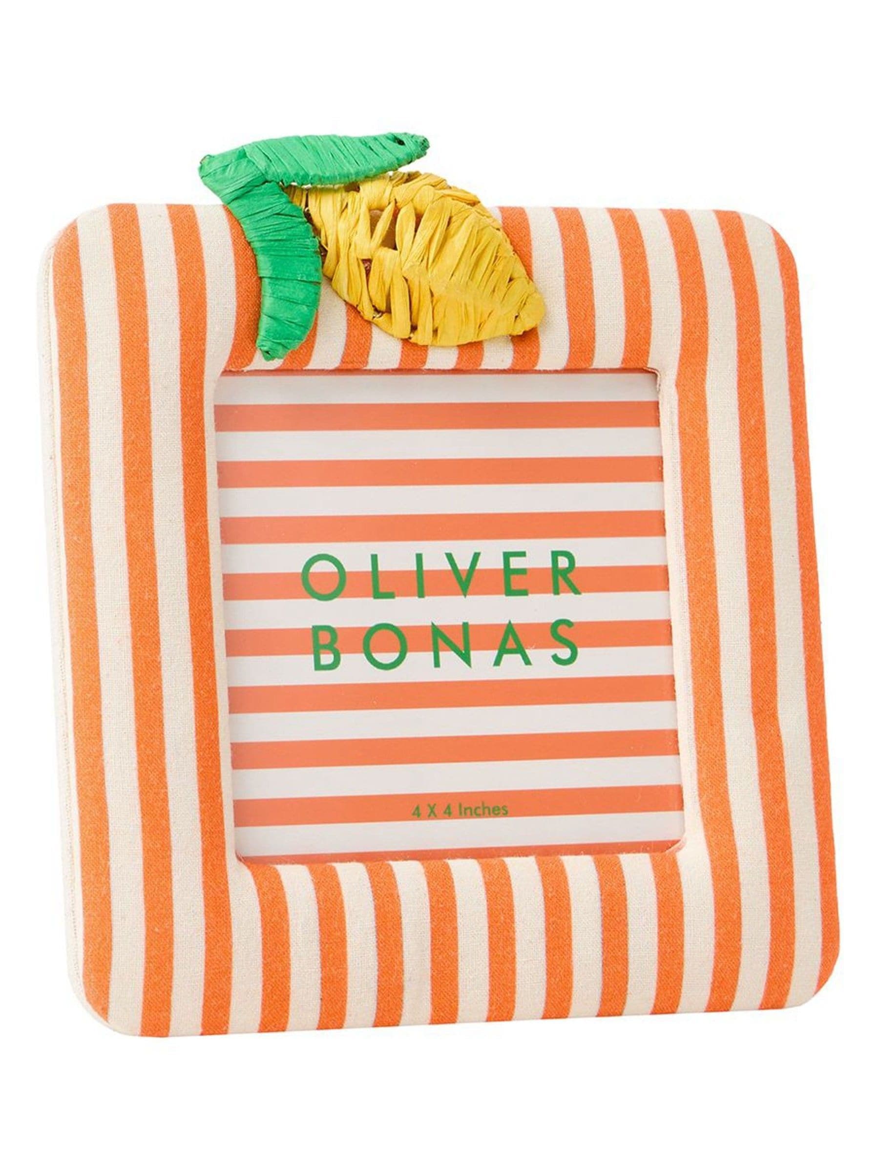 Oliver Bonas lemon photo frame 4x4 - British product