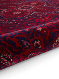 Think Rugs red Dubai traditional rug, imported from the UK