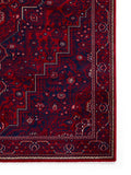 Think Rugs red Dubai traditional rug, imported from the UK
