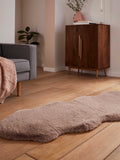 Think Rugs mink Super Teddy shaggy rug 180cm x 60cm - British product