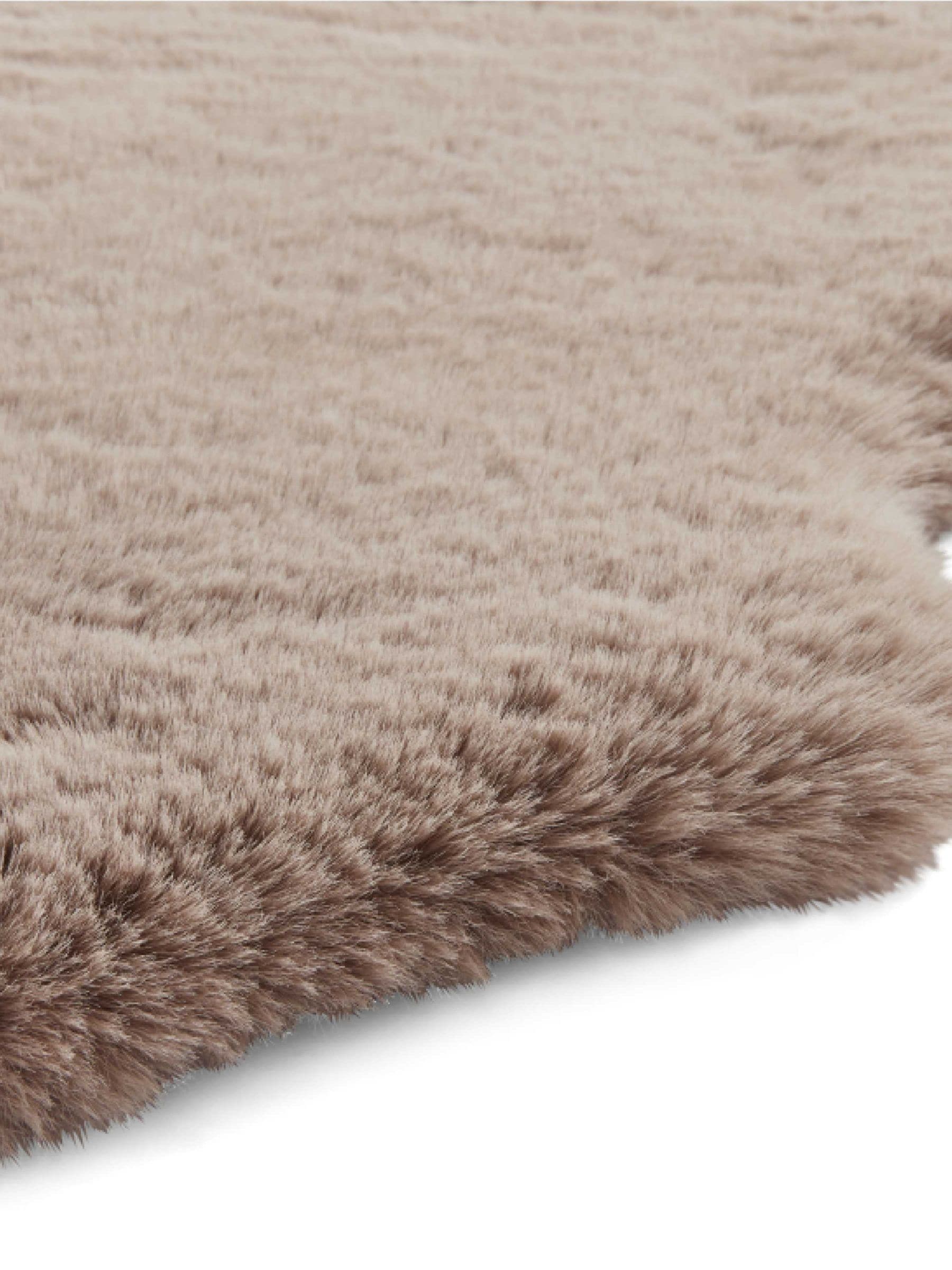 Think Rugs mink Super Teddy shaggy rug 180cm x 60cm - British product