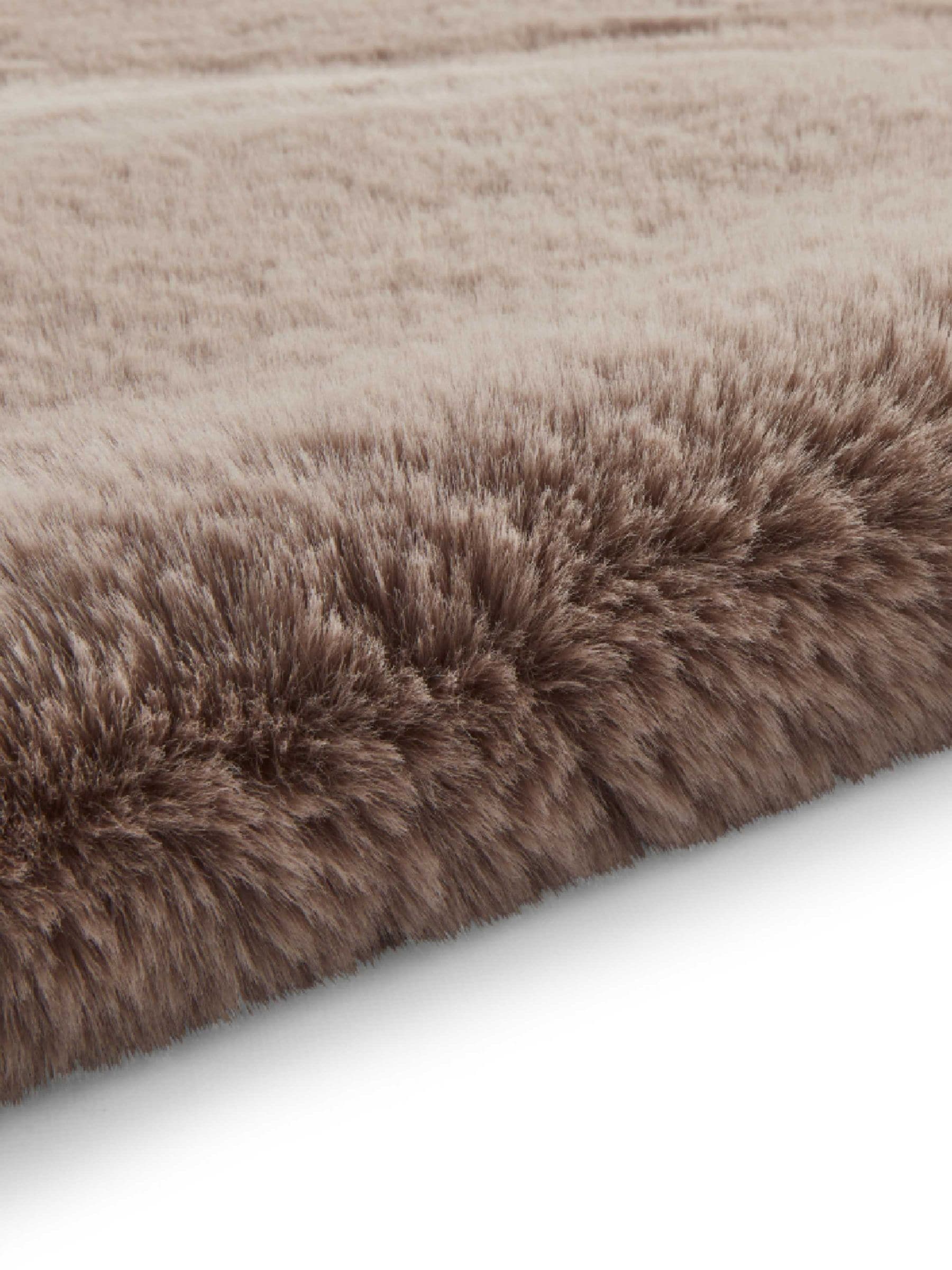 Think Rugs mink Super Teddy shaggy rug 180cm x 60cm - British product