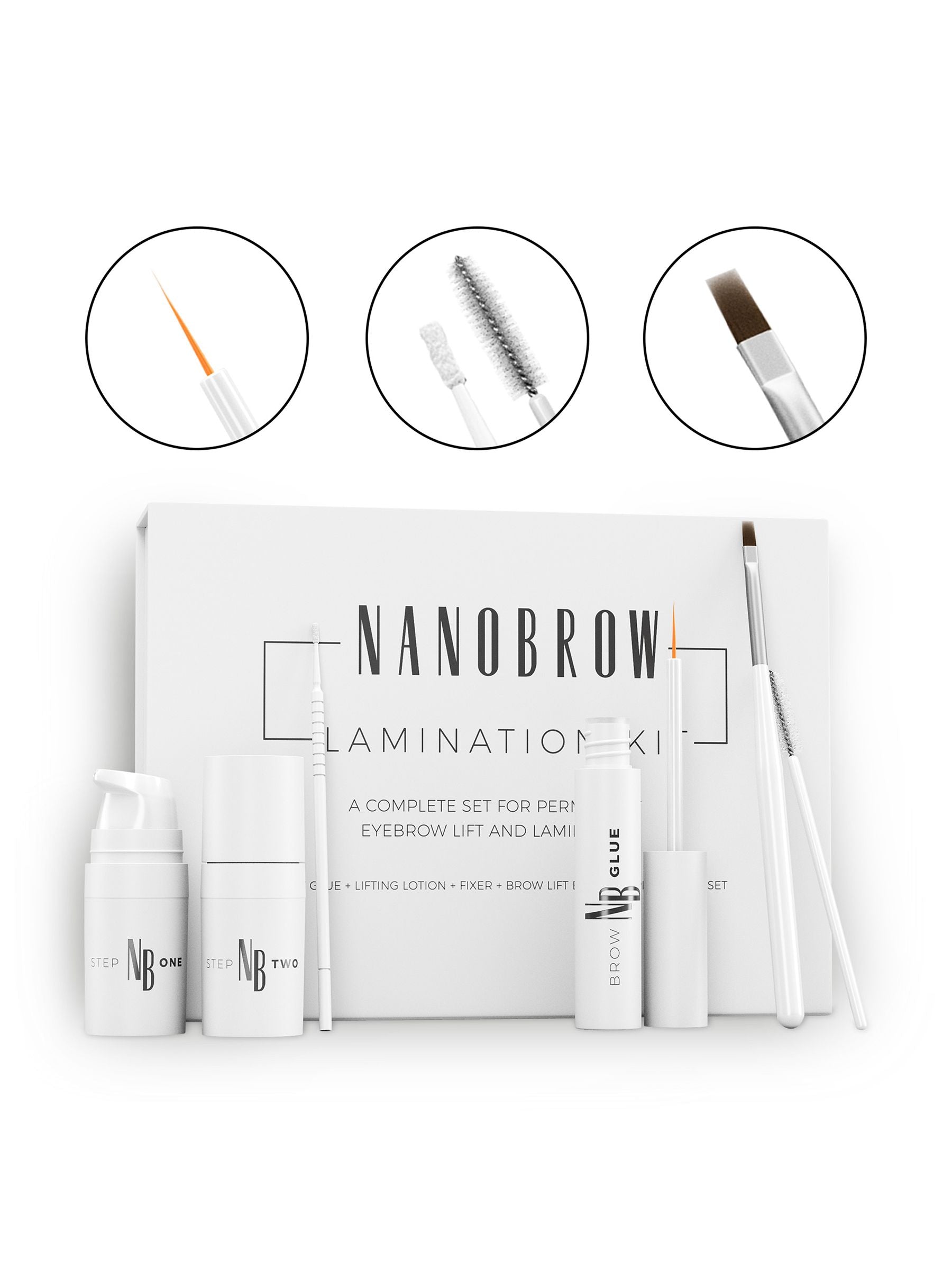 Nanolash complete brow lamination kit, UK version