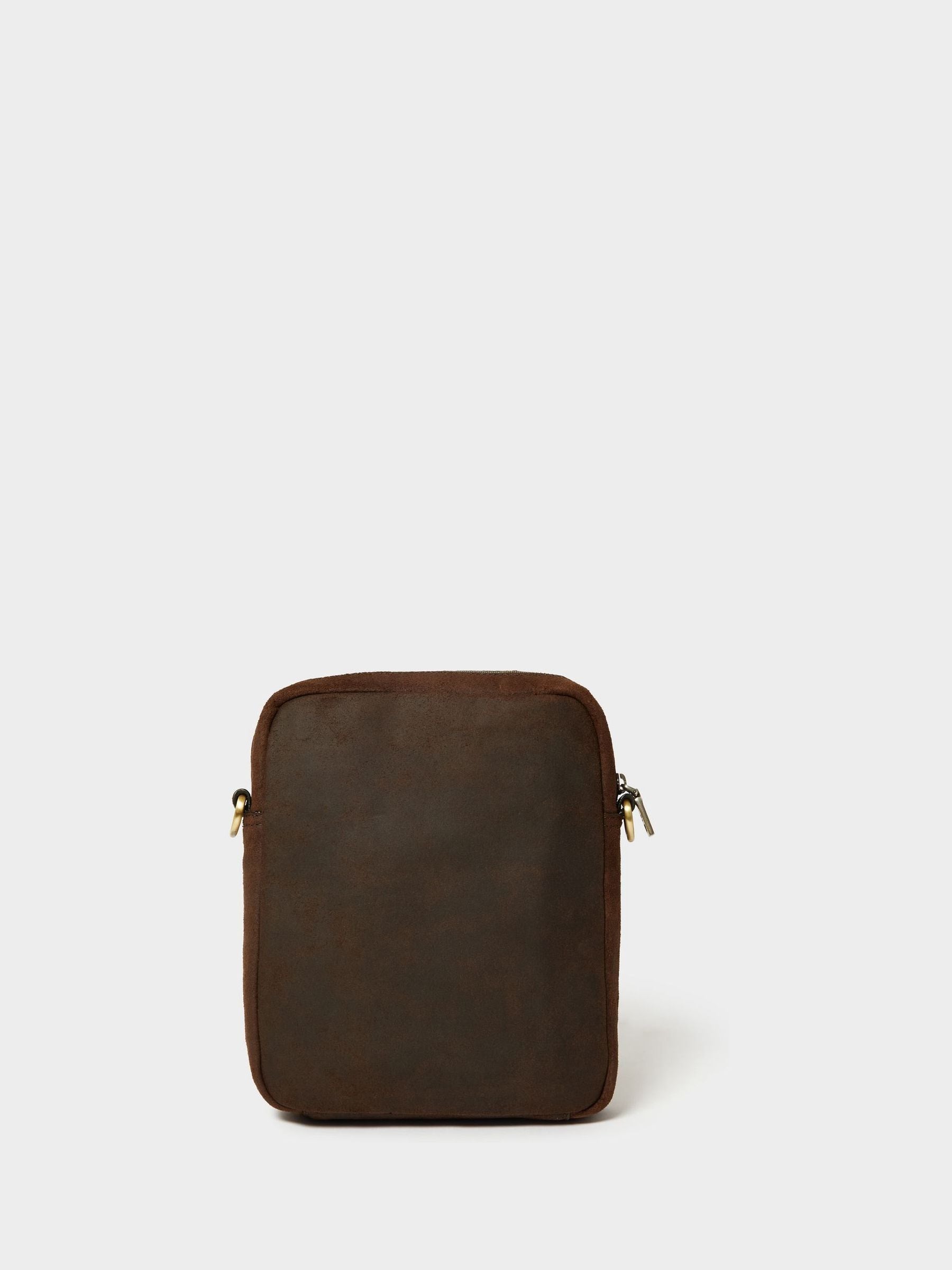 Osprey London Jenson small brown leather messenger bag - British product
