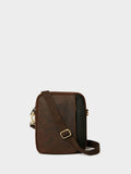 Osprey London Jenson small brown leather messenger bag - British product