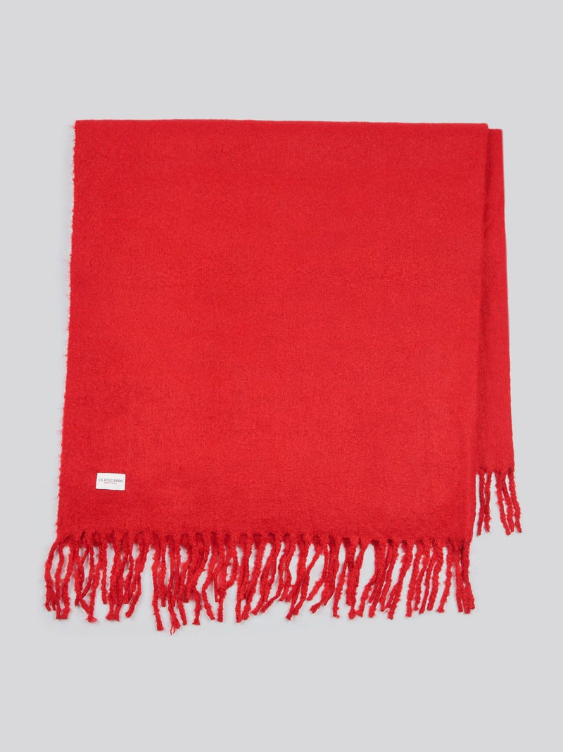 U.S. Polo Assn. Haute Red super soft hanging throw 130x170cm (British brand)
