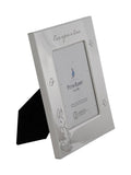 Beatrix Potter silver christening photo frame 15.5cm, UK version