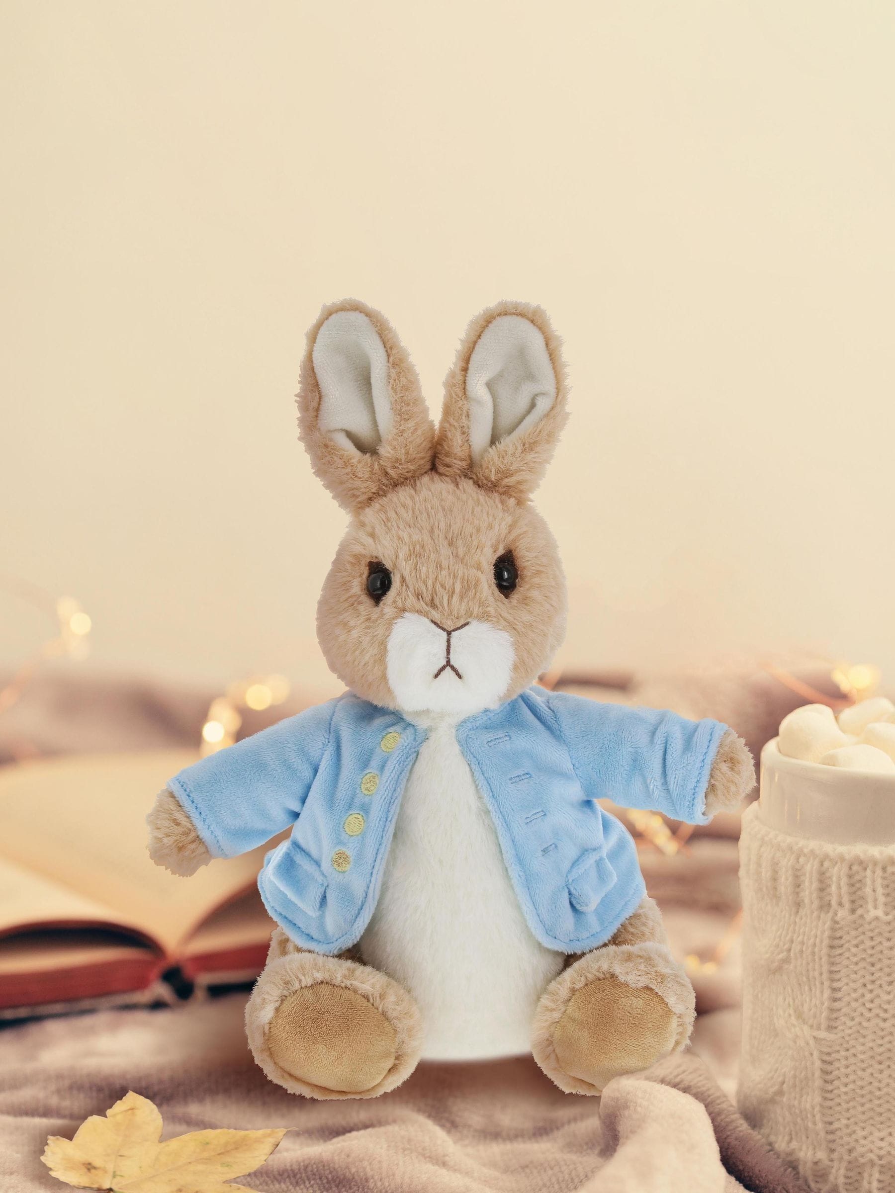 Peter Rabbit large blue plush toy 30cm (British brand)