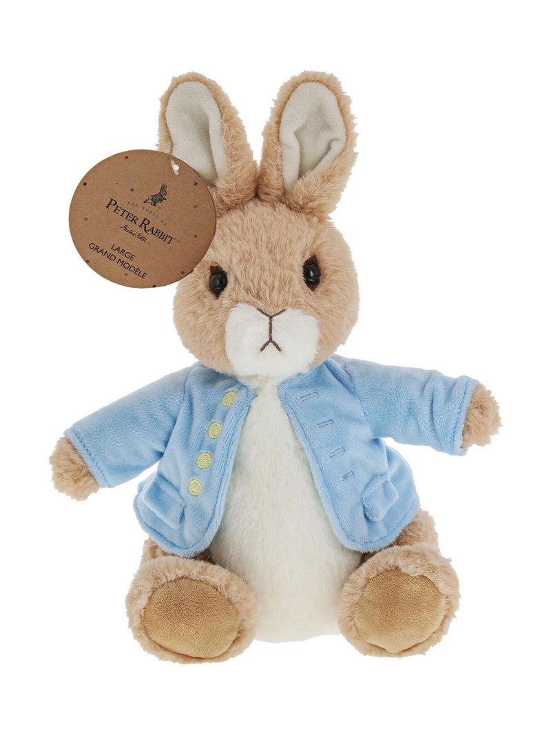 Peter Rabbit large blue plush toy 30cm (British brand)