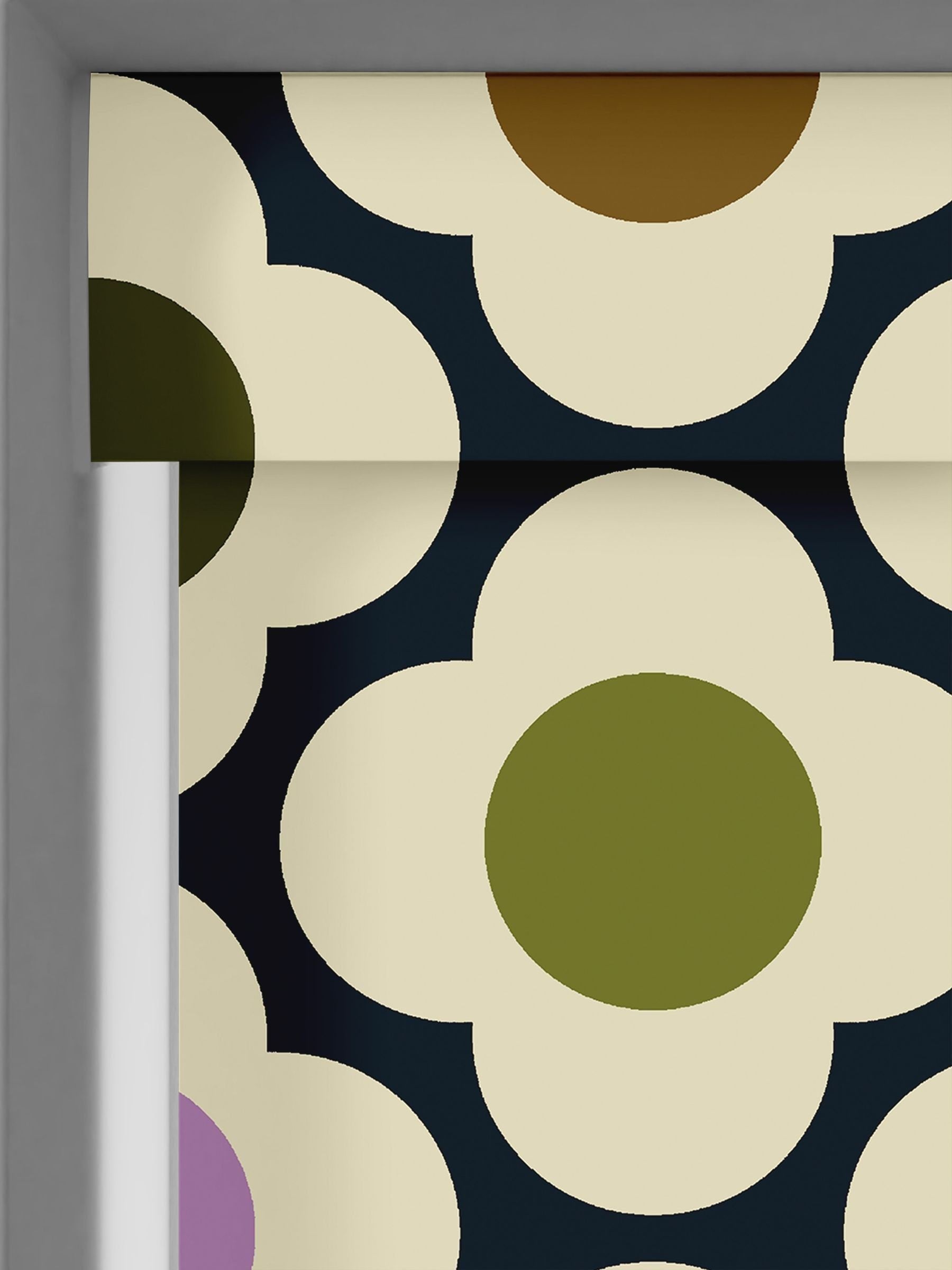 Orla Kiely made to measure blinds multi mauve spot flower, UK version
