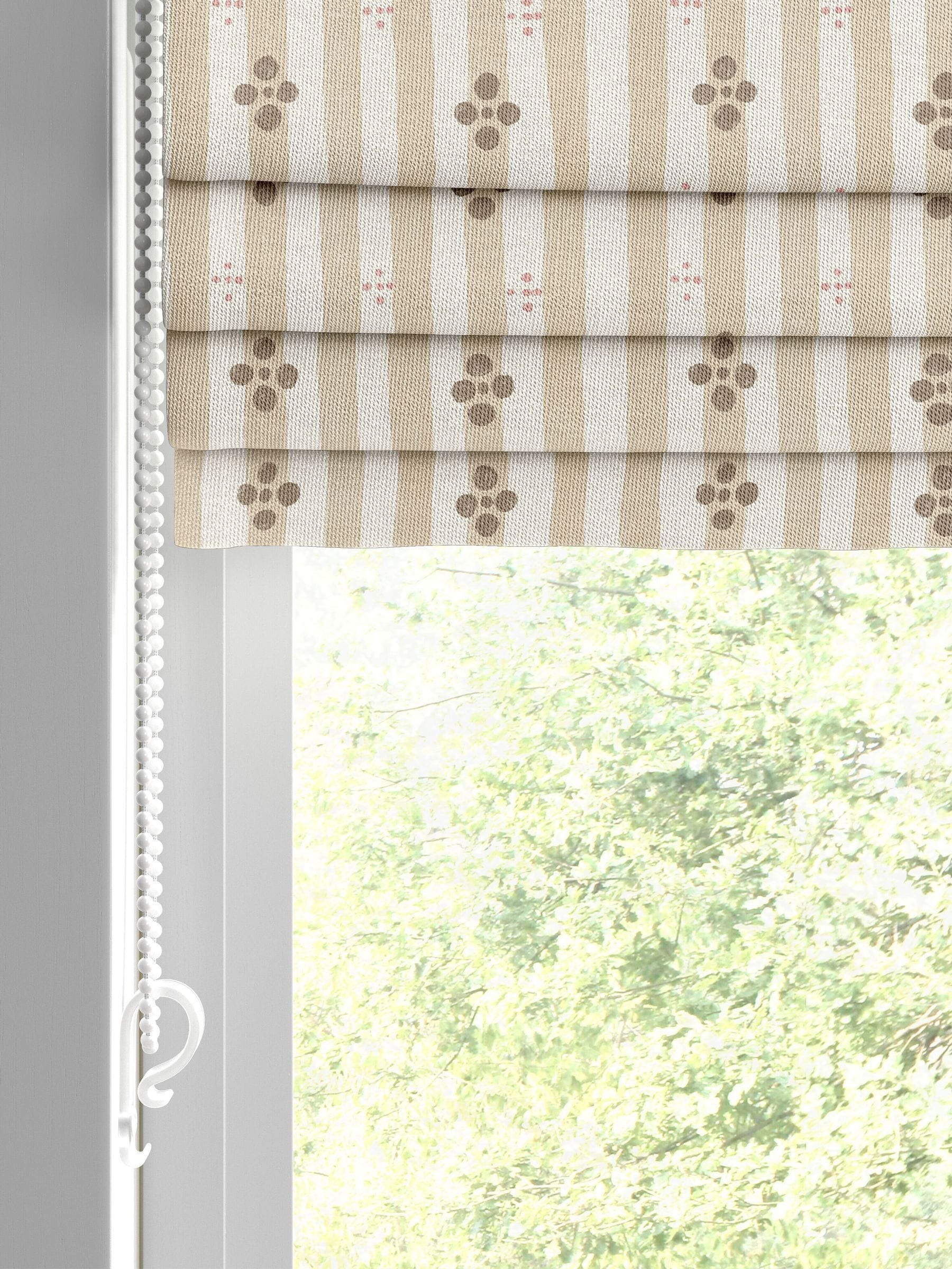 Emily Bond Natural Clara roman blinds, UK version