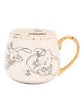 Disney White Dumbo mug 10cm, UK version