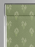 Emily Bond Hetty roman blind green grass design, UK version