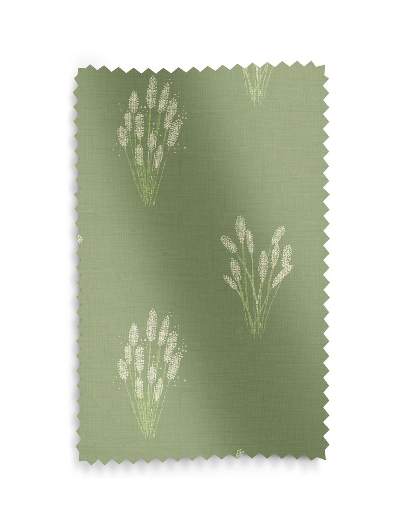 Emily Bond Hetty roman blind green grass design, UK version